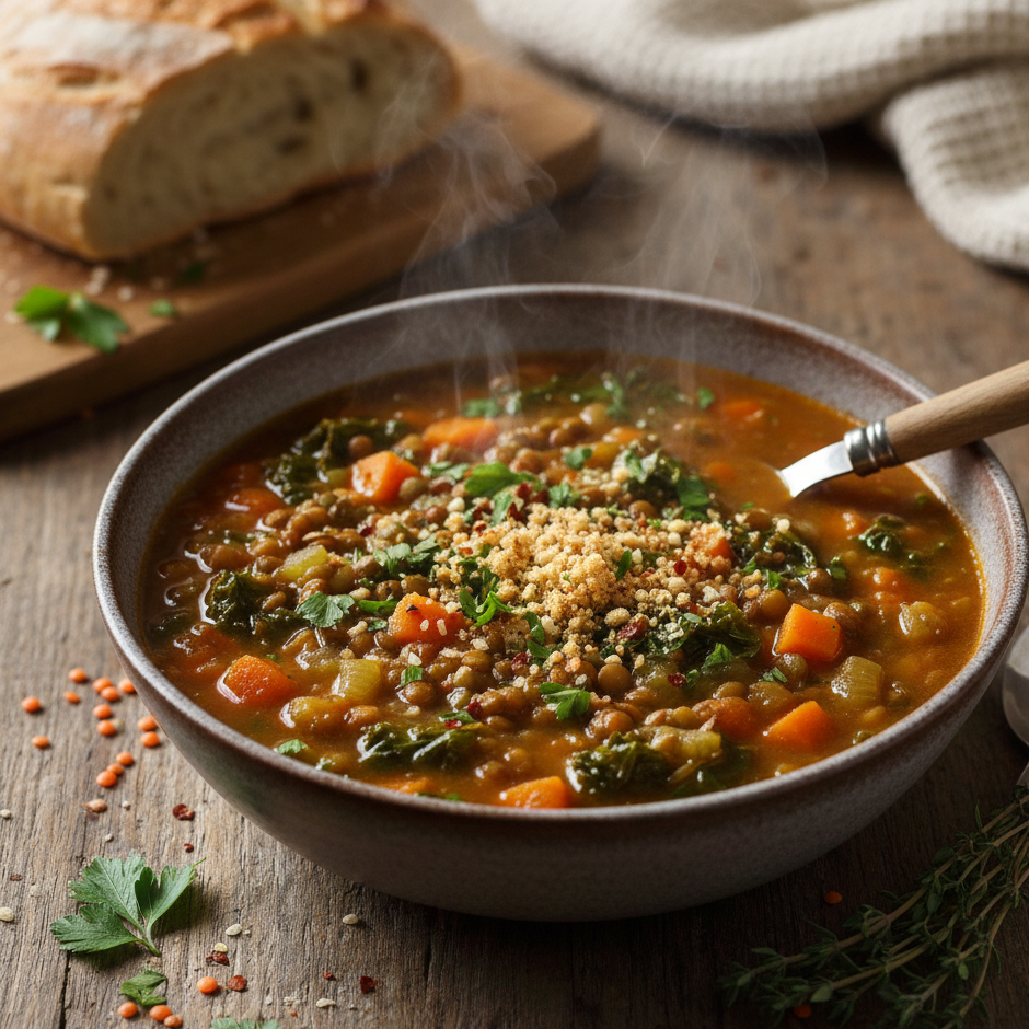 The Ultimate Weeknight Warm-Up: Easy Garden Lentil Soup